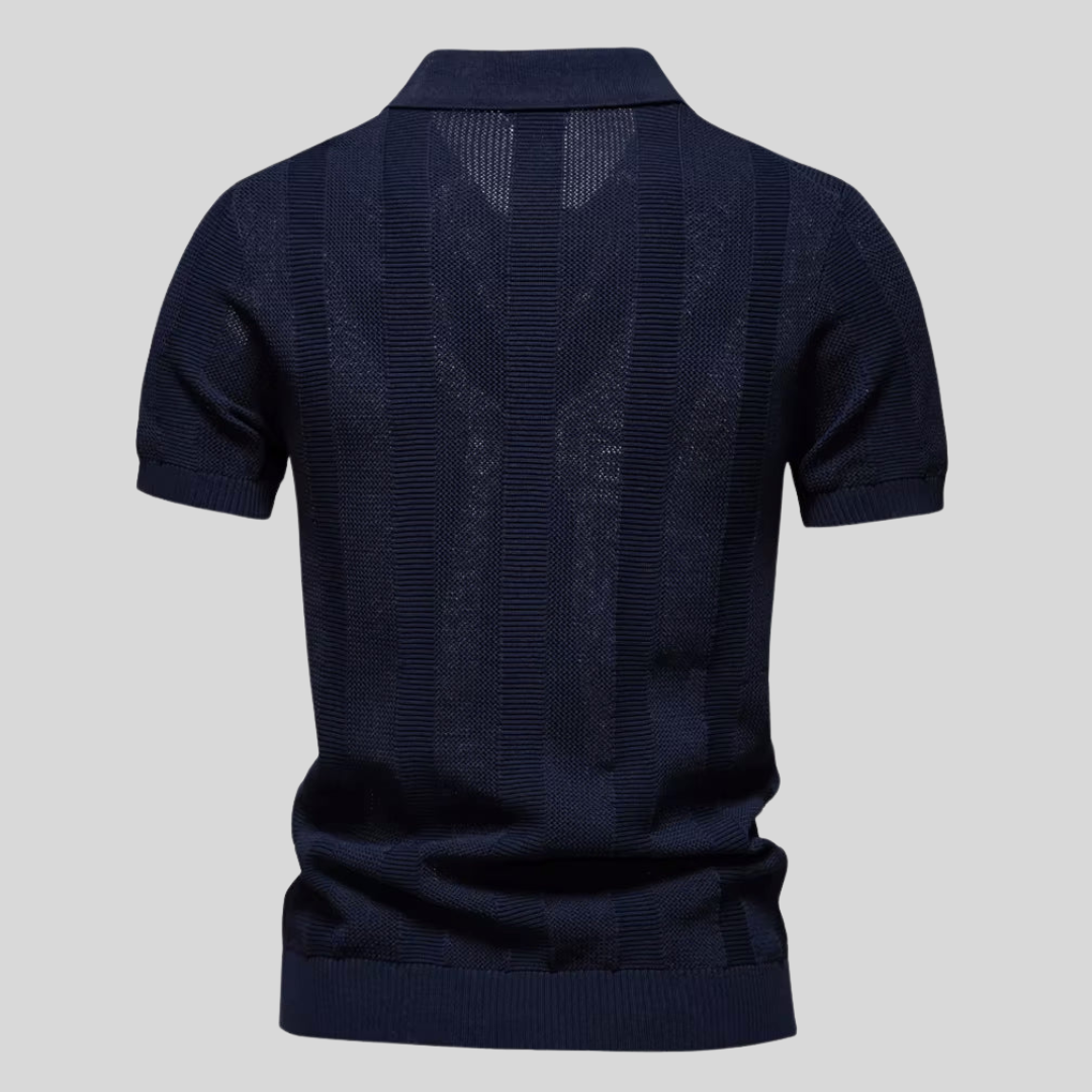 Tessaro – Polo in maglia a coste