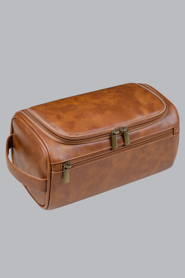 Borsa da toilette in pelle premium