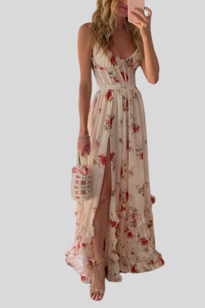Rosabella™ – Abito lungo a fiori