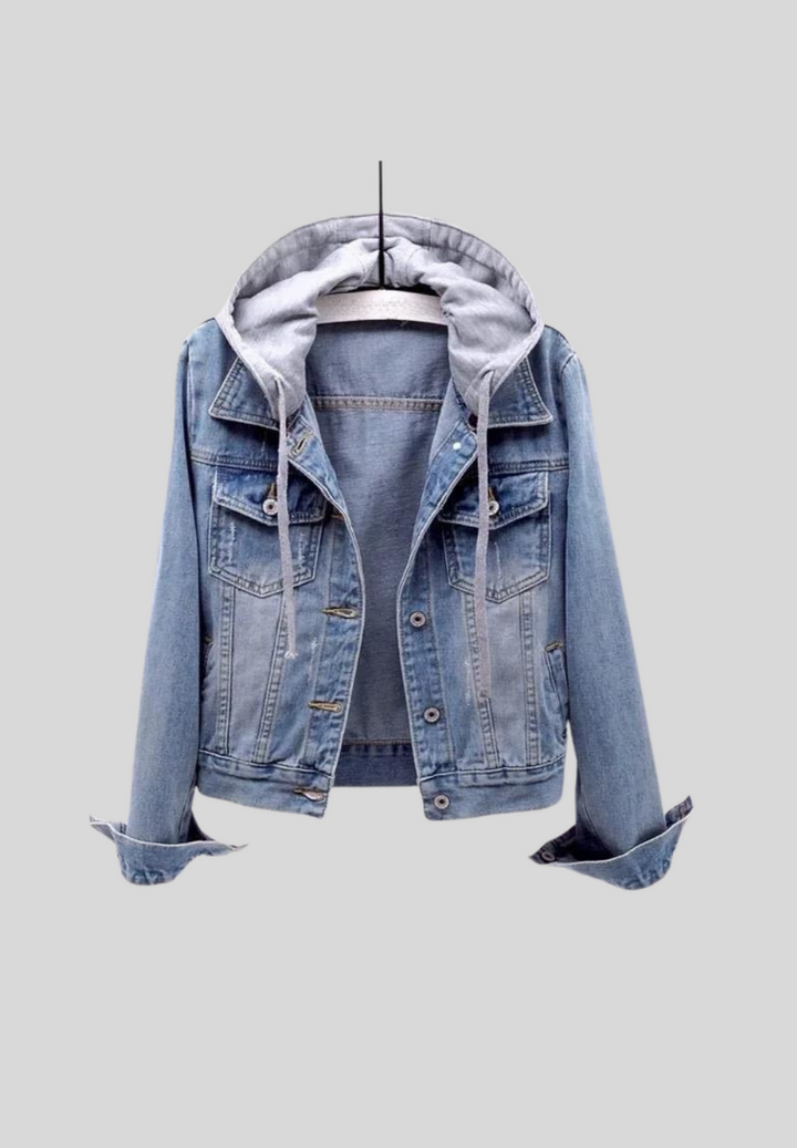 Allegra - Giacca in jeans con cappuccio