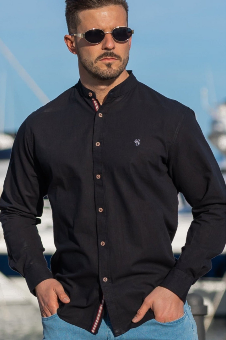 Virtuoso CAMICIA CLASSICA IN LINO