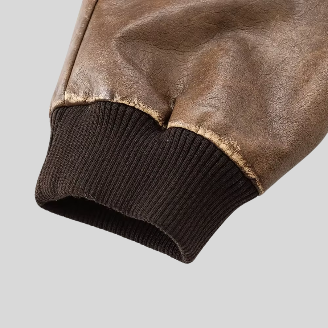 Giacca di pelle vintage di Giulia Ferrandi