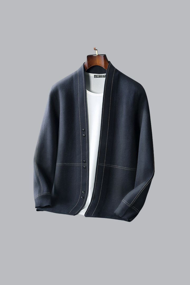Roberto Russo - Cardigan in lana intrecciata