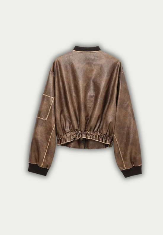 Giacca di pelle vintage di Giulia Ferrandi