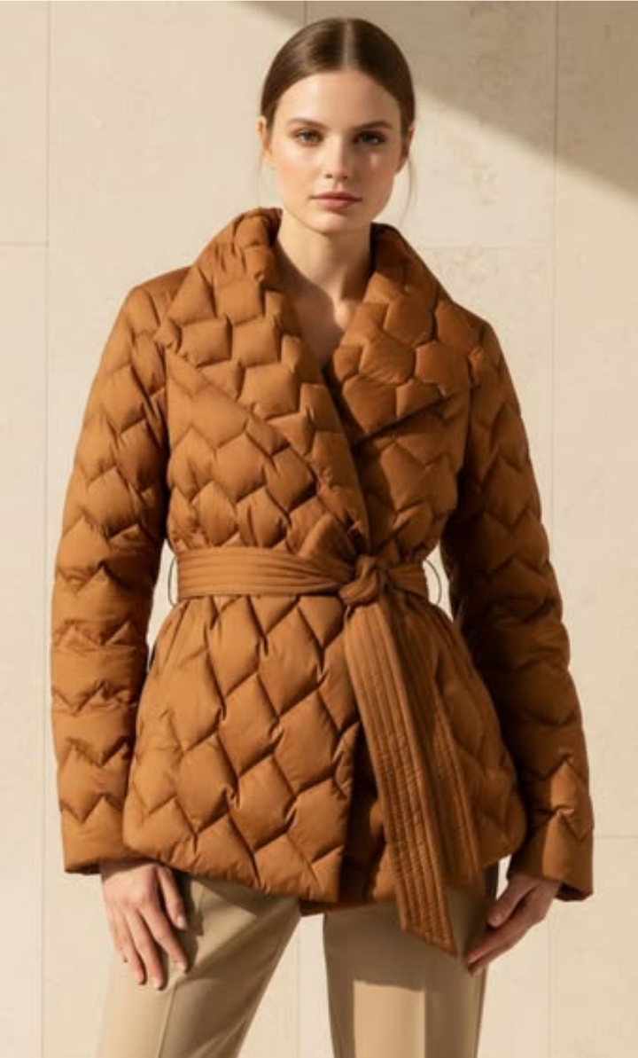 Sienna – Cappotto Trapuntato a Portafoglio