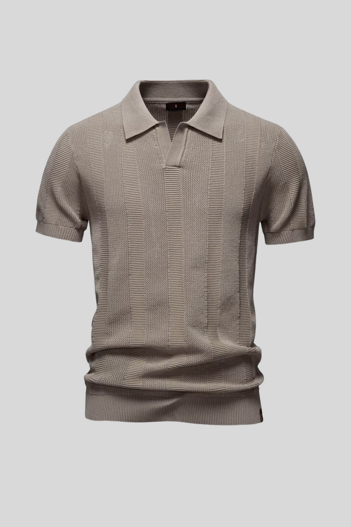 Tessaro – Polo in maglia a coste