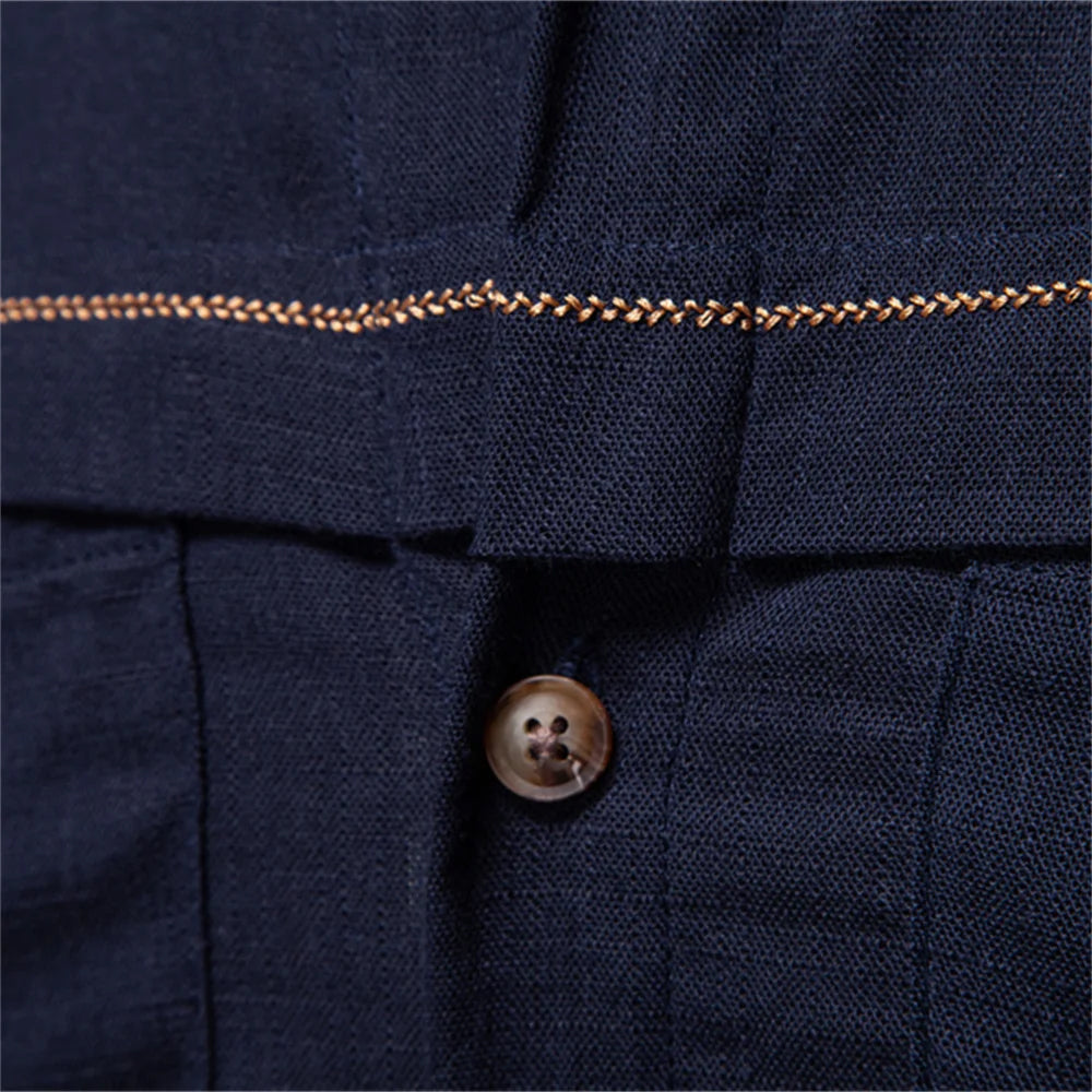 Enzo Vallini - Camicia di lino casual