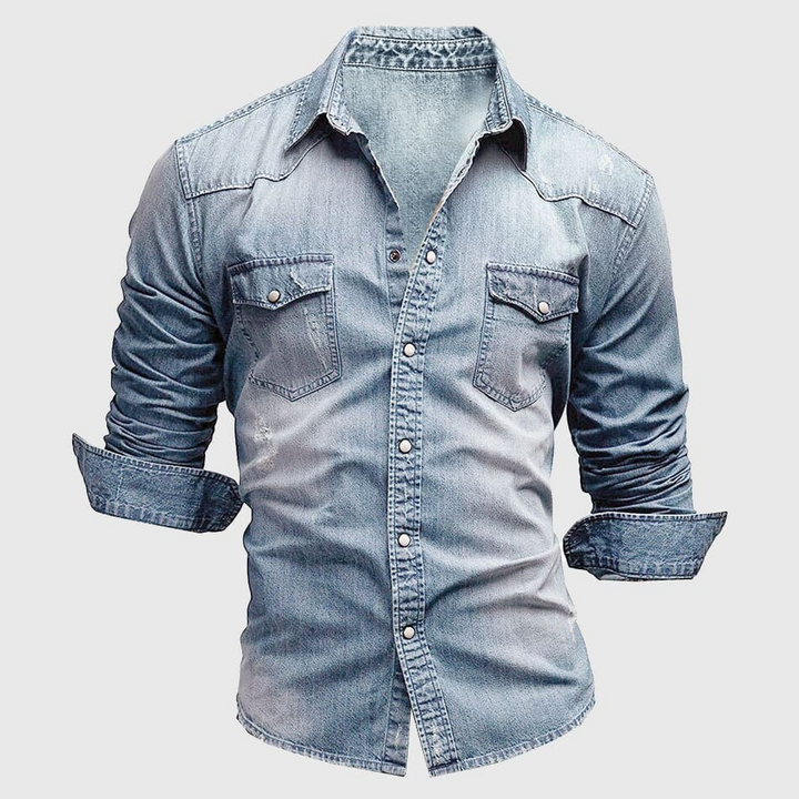 Valerio - Camicia in denim retrò - BOZZI MILANO