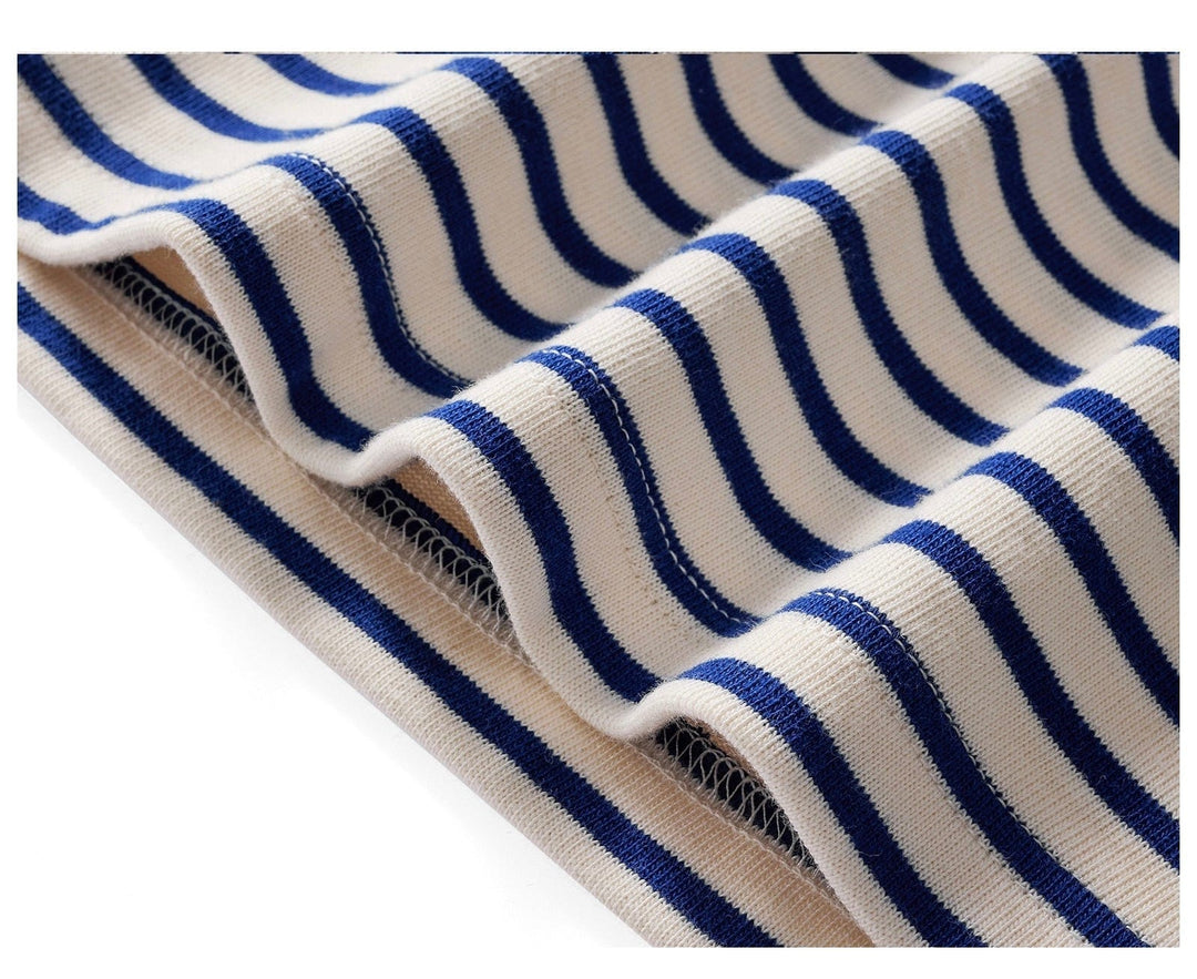 Vallini® T-SHIRT HERITAGE IN COTONE SPESSO CON RIGHE