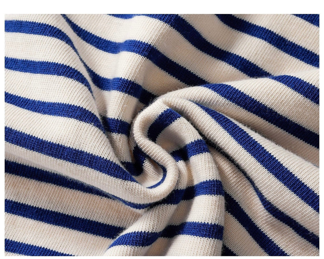 Vallini® T-SHIRT HERITAGE IN COTONE SPESSO CON RIGHE