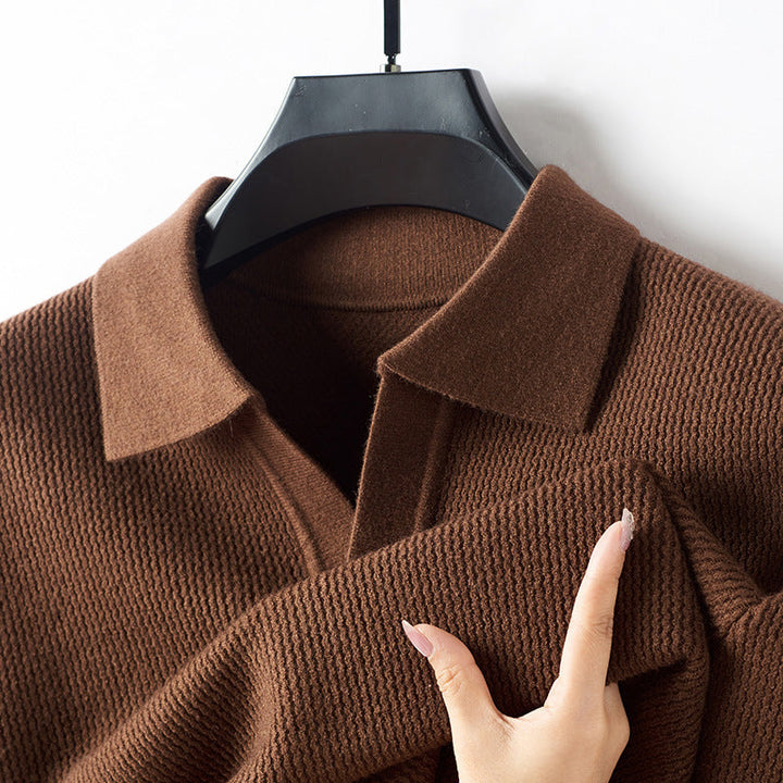Vallini - Maglione polo in maglia
