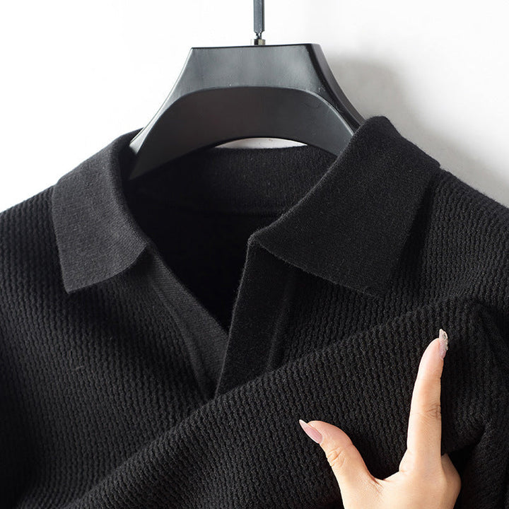 Vallini - Maglione polo in maglia