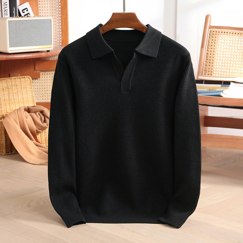 Vallini - Maglione polo in maglia