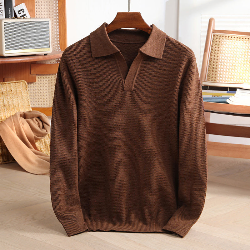 Vallini - Maglione polo in maglia