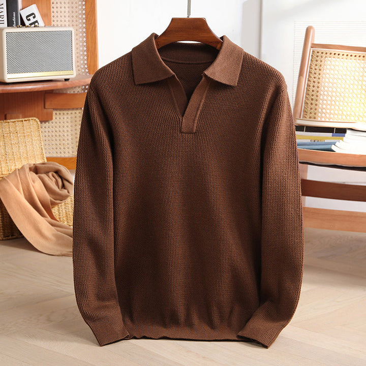 Vallini - Maglione polo in maglia