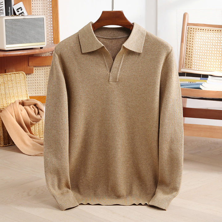 Vallini - Maglione polo in maglia
