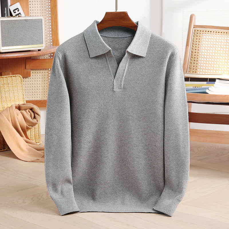 Vallini - Maglione polo in maglia