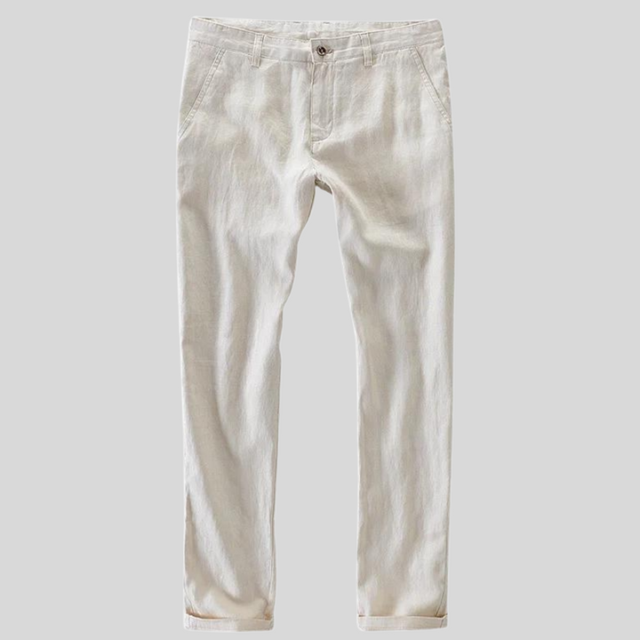 Pantaloni Casual 100% Lino di Enzo Vallini