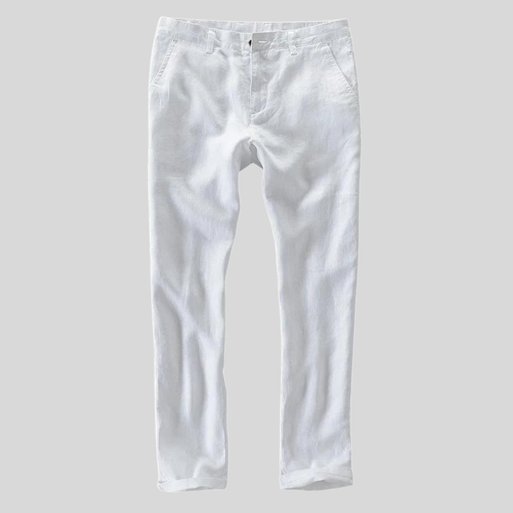 Pantaloni Casual 100% Lino di Enzo Vallini