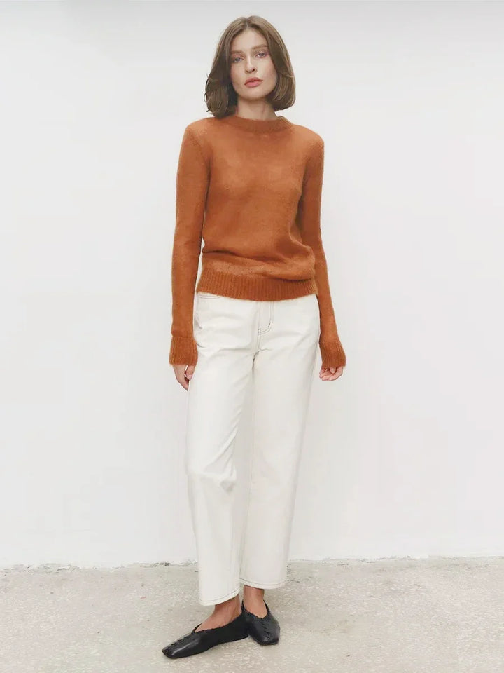 Fenra Maglia Girocollo in Mohair