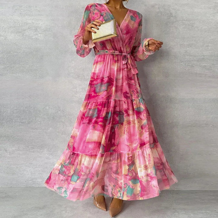 Grace™Abito floreale elegante fatto a mano