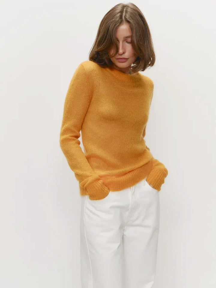 Fenra Maglia Girocollo in Mohair