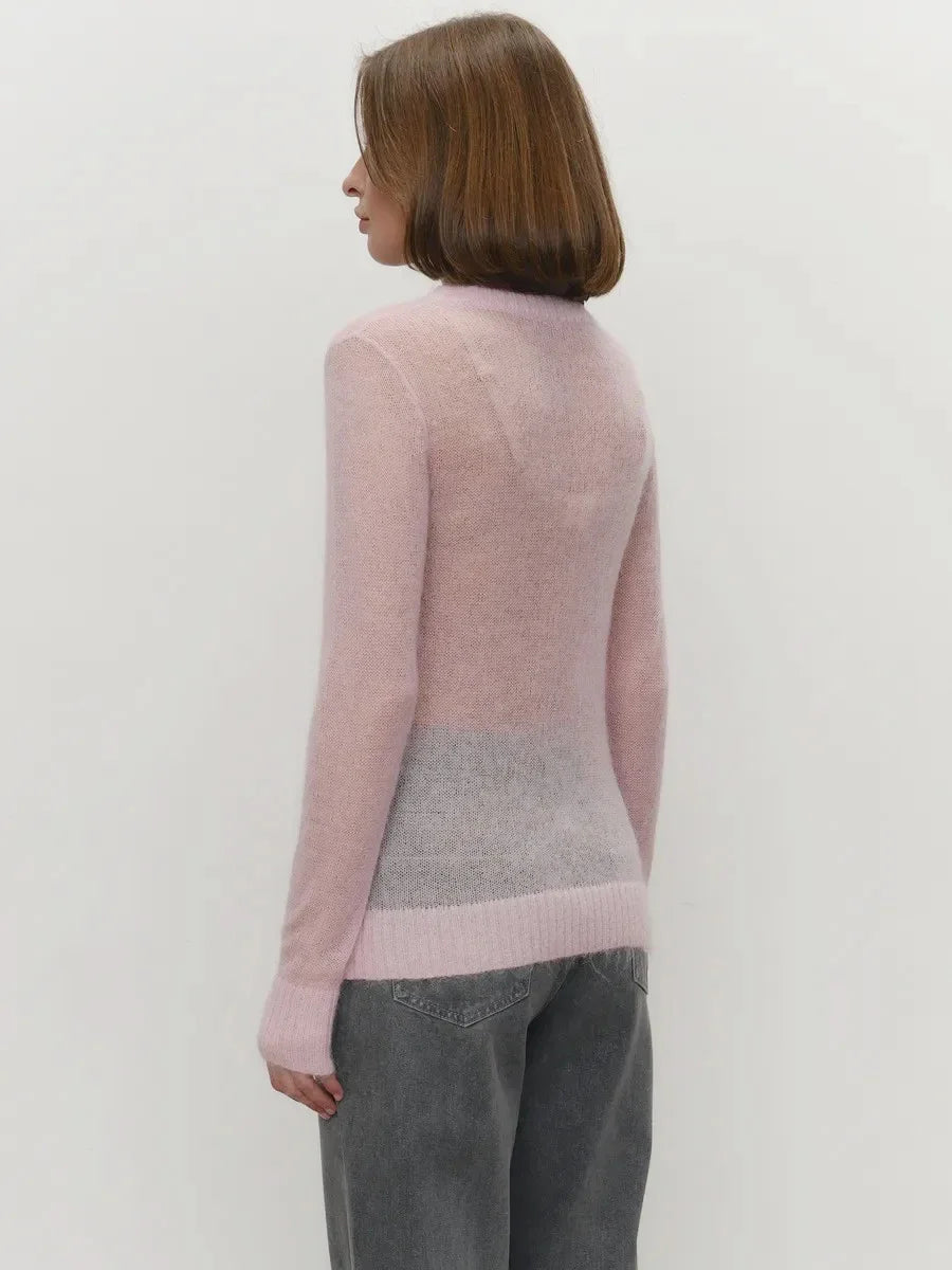 Fenra Maglia Girocollo in Mohair