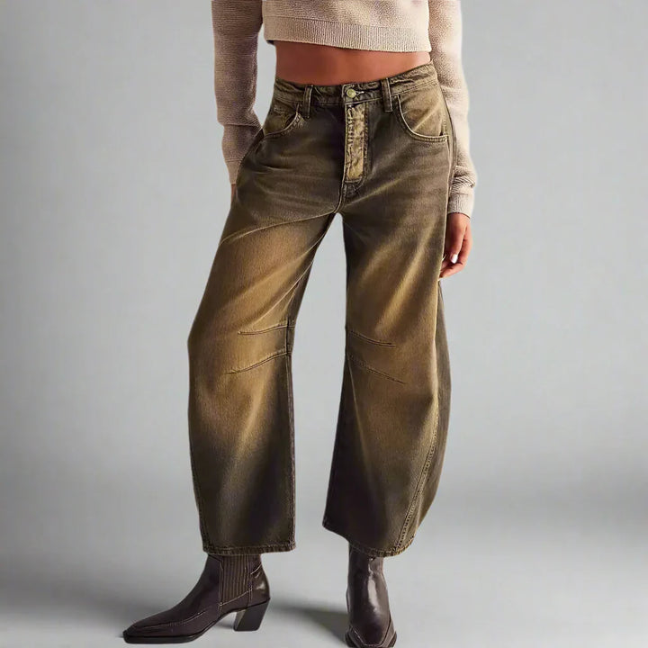 Parisian Muse - Jeans a gamba larga