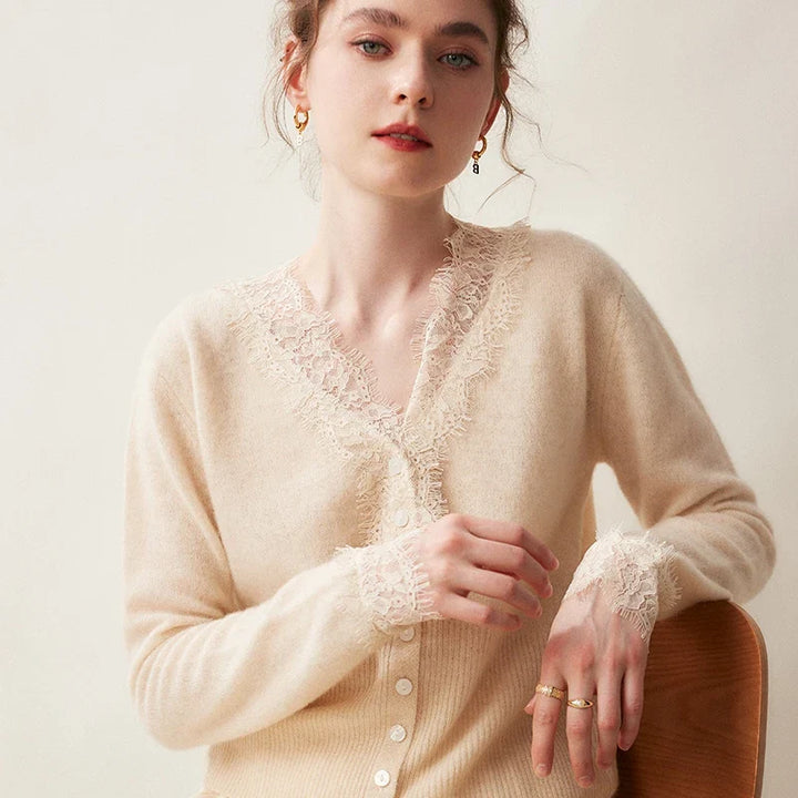 Aurora Cardigan in Pizzo