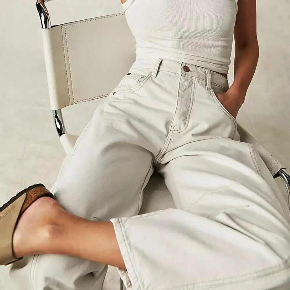 Parisian Muse - Jeans a gamba larga