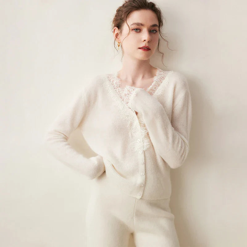 Aurora Cardigan in Pizzo