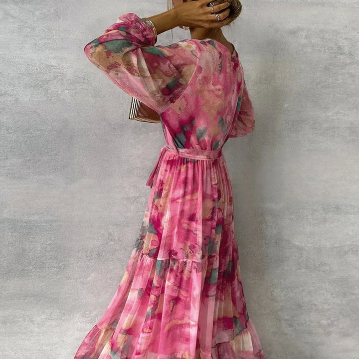 Grace™Abito floreale elegante fatto a mano