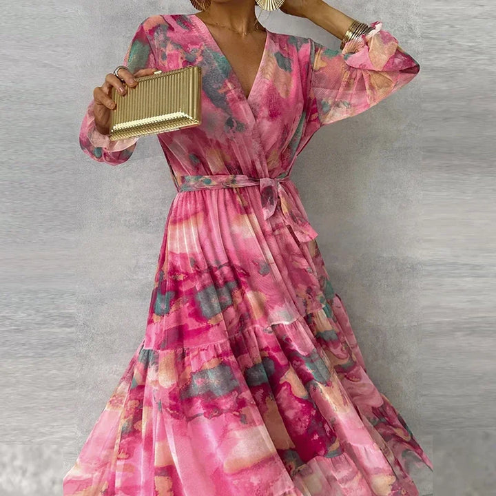 Grace™Abito floreale elegante fatto a mano