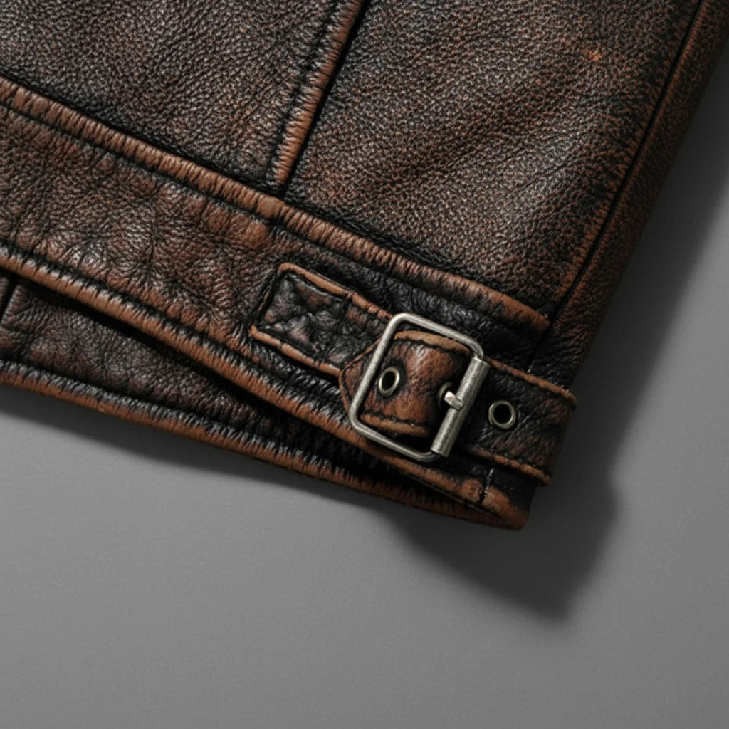 Valente-Giacca in Pelle Vintage