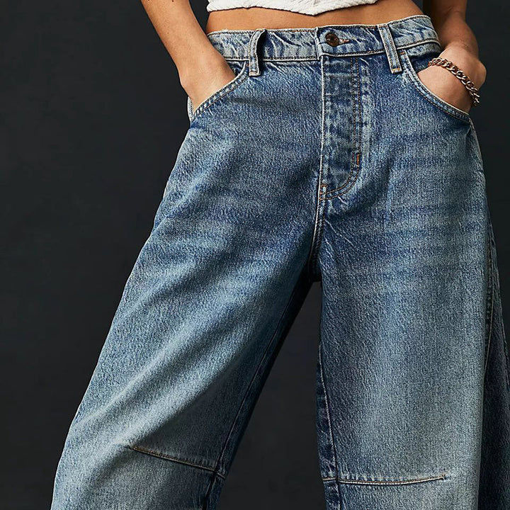 Parisian Muse - Jeans a gamba larga
