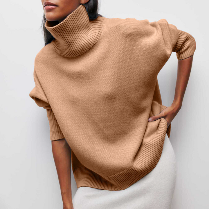 Amelia - Maglione dolcevita a maglia