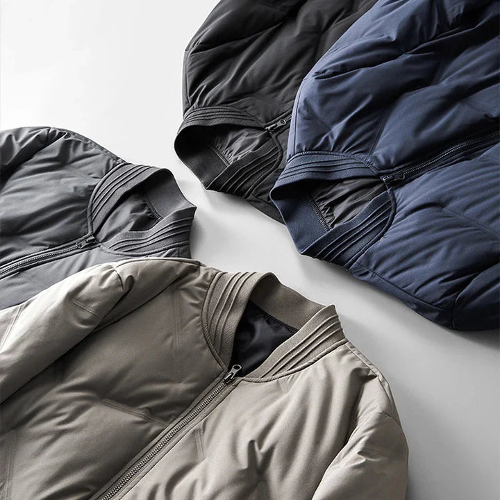 Enzo Rivetti™ – Giacca Bomber Trapuntata Uomo