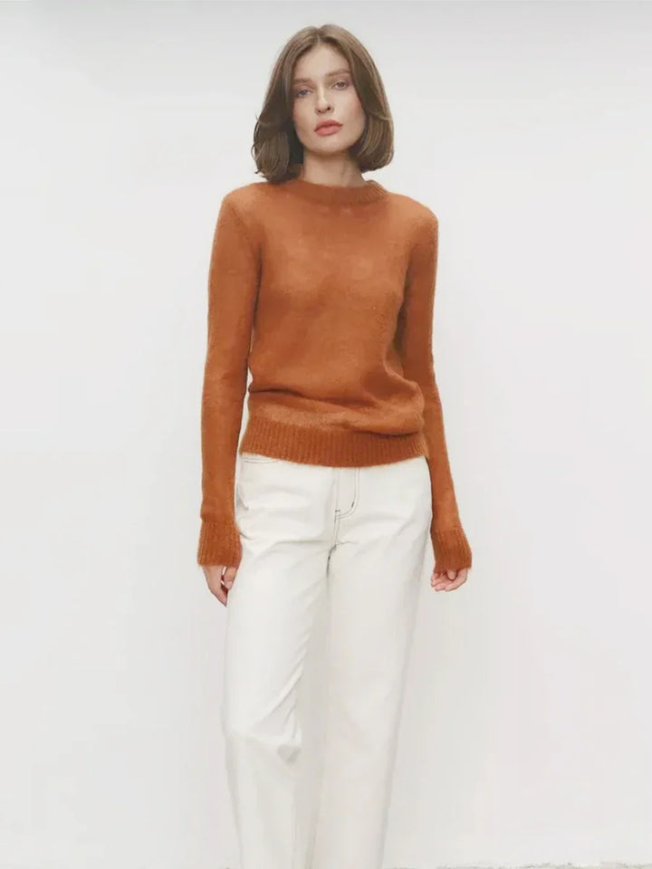 Fenra Maglia Girocollo in Mohair