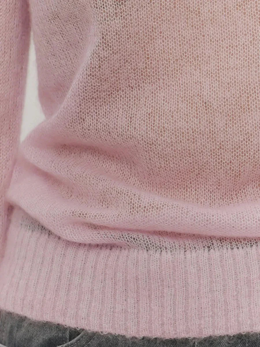 Fenra Maglia Girocollo in Mohair