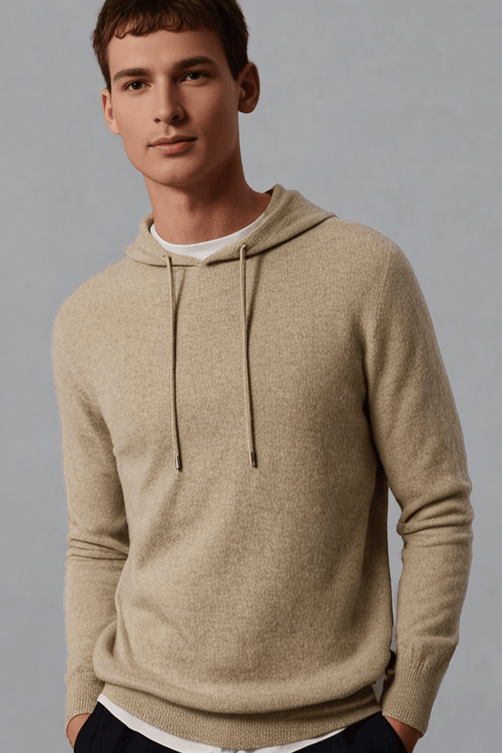 Felpa con cappuccio Ace 100% merino