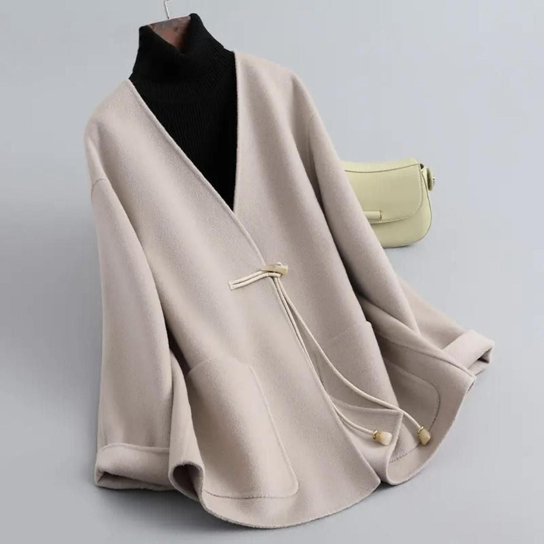Dolce Autunno – Cappotto Elegante in Lana