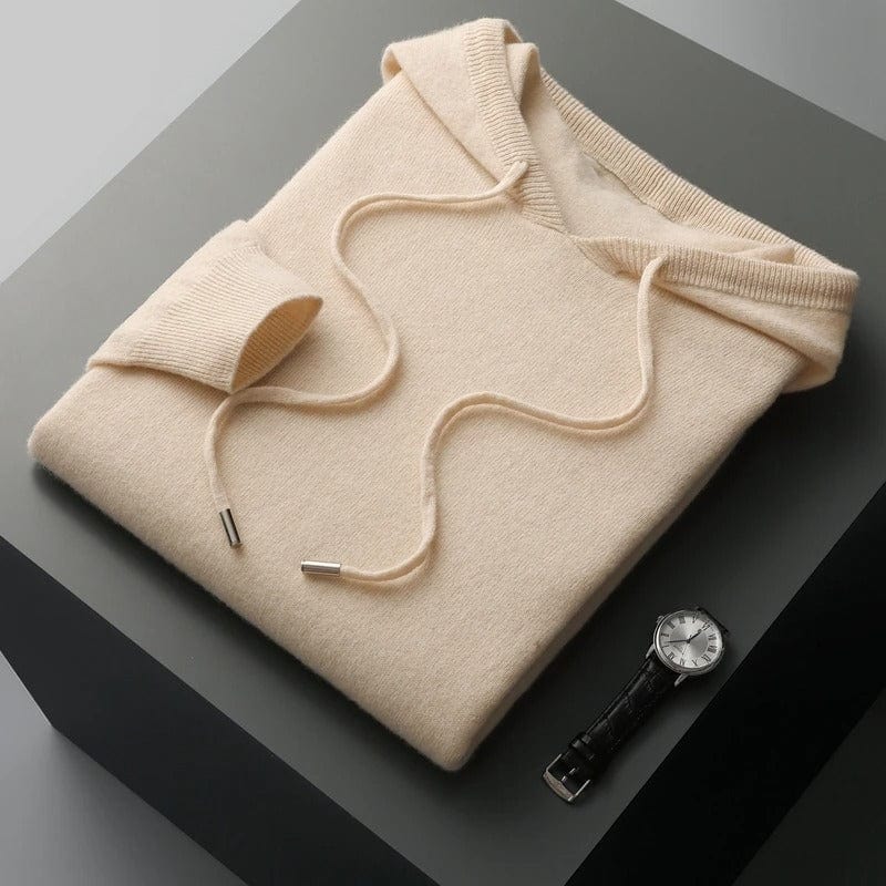 Felpa con cappuccio Ace 100% merino