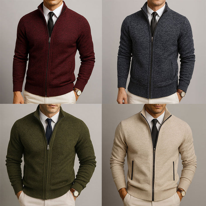 Marco Canali – Cardigan in Lana Merino con Zip