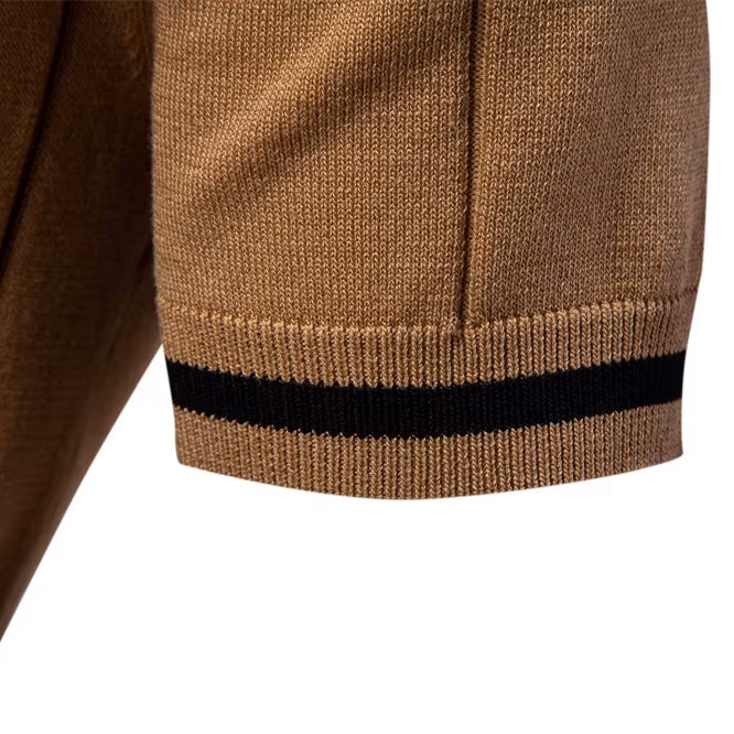 Polo Lugano retrò con mezza zip