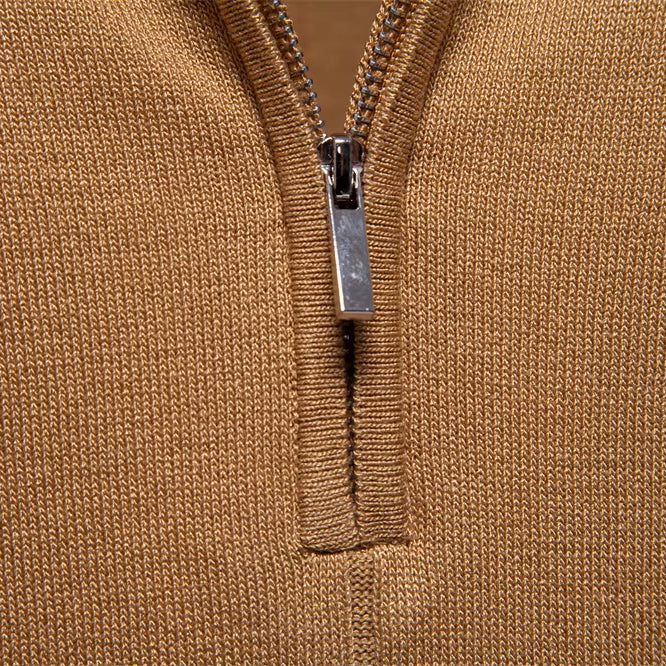 Polo Lugano retrò con mezza zip