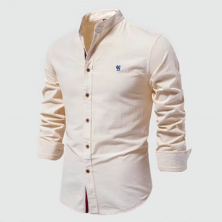 VIRTUOSO: CAMICIA CLASSICA IN LINO - BOZZI MILANO