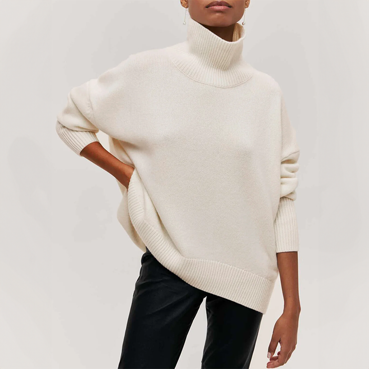 Amelia - Maglione dolcevita a maglia