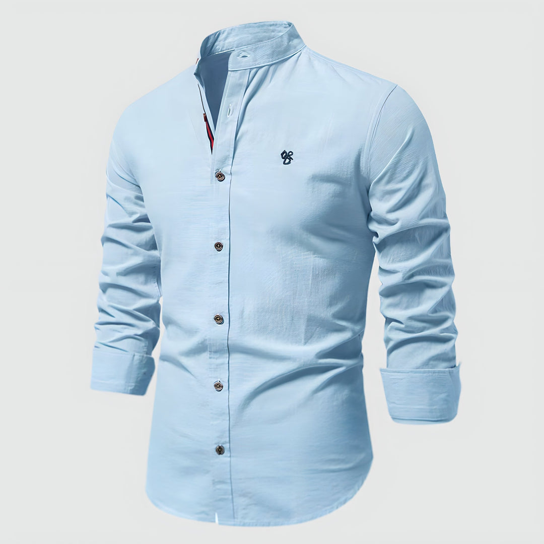 VIRTUOSO: CAMICIA CLASSICA IN LINO - BOZZI MILANO
