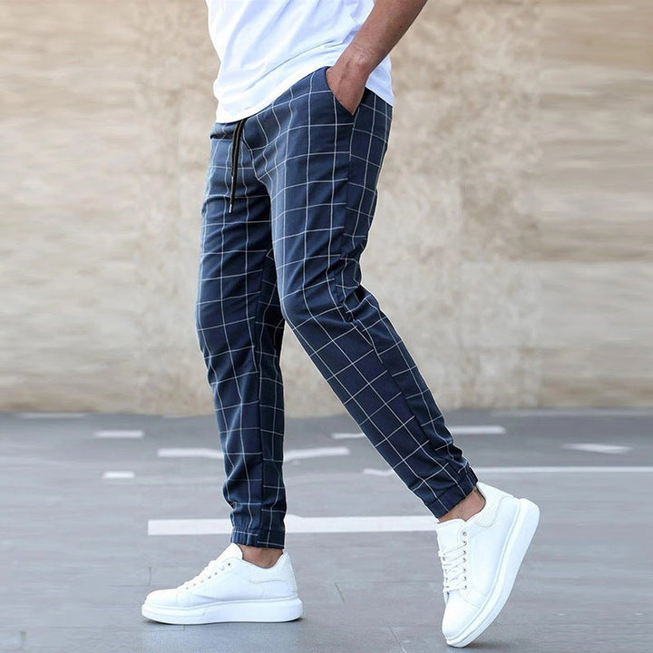 VARELLO™ | Jogger a quadri eleganti
