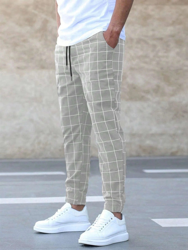VARELLO™ | Jogger a quadri eleganti